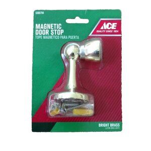 NIP ACE 5390794 Magnetic Door Stop, Bright Brass